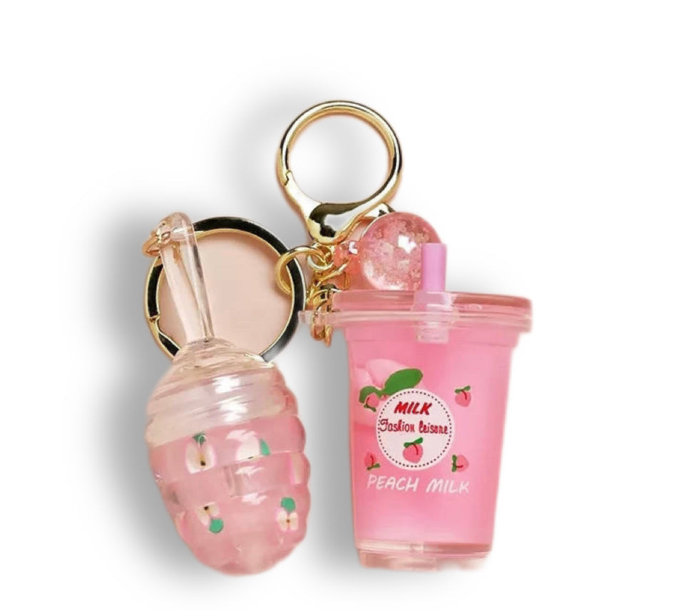 Lip oil and keychain